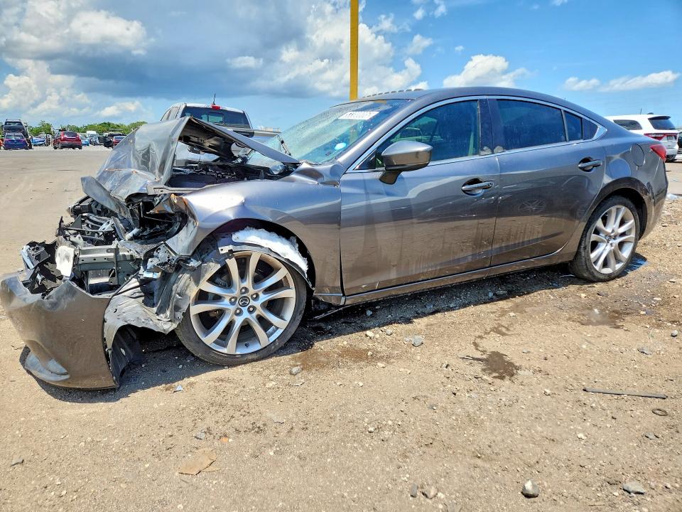 2017 Mazda 6 VIN JM1GL1V5XH1136044 COPART salvage auction — FRONT END, Fl - Certificate Of Title, sold $10 on 2026-07-07 (photo 1)