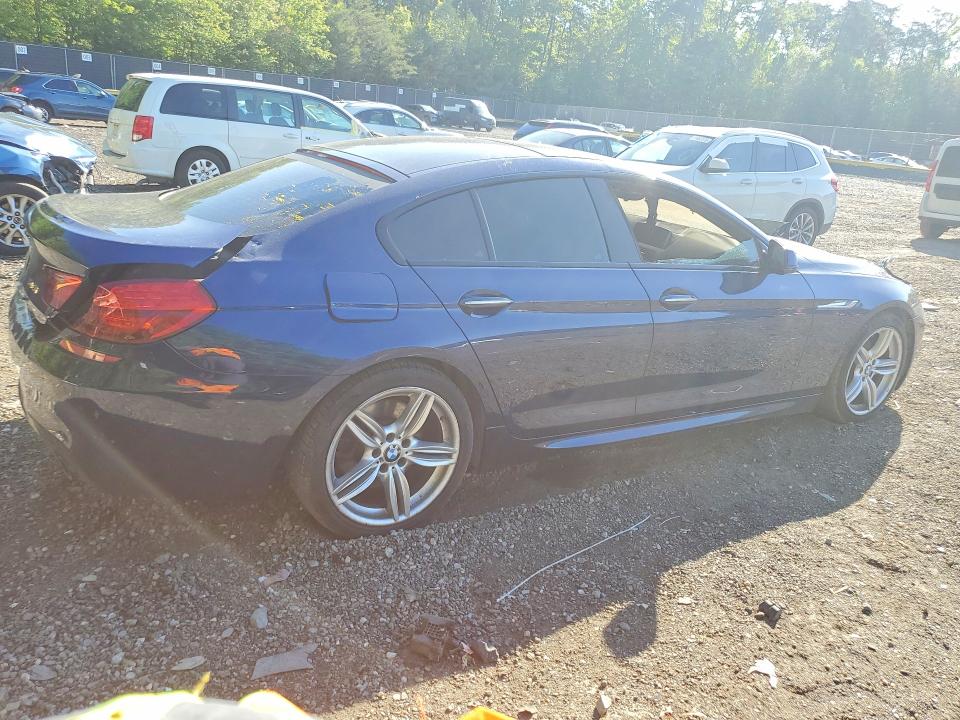 2015 BMW 6 series VIN WBA6B8C50FD453768 COPART salvage auction — BURN, Md - Cert Of Salvage > 75% Damage, sold $1,750 on 2026-07-10 (photo 3)