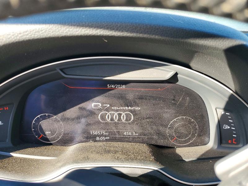 2017 Audi Q7 VIN WA1VAAF75HD055443 COPART salvage auction — FRONT END, Sc - Cert Of Title-Salvage, sold $1,650 on 2026-07-20 (photo 9)