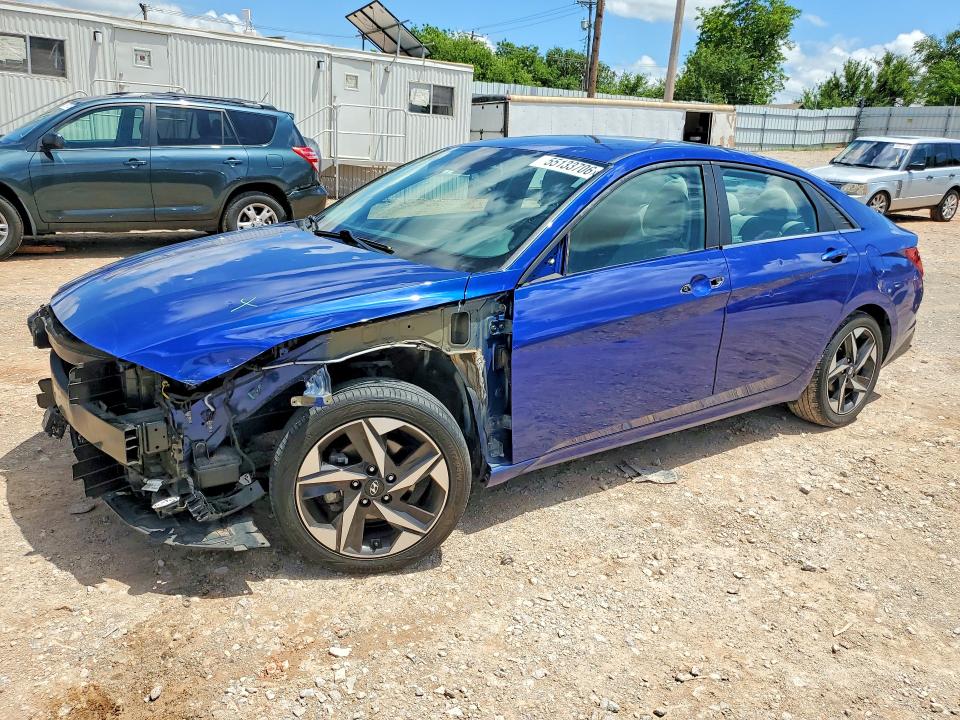 2021 Hyundai VIN 5NPLP4AG7MH026731 COPART salvage auction — FRONT END, Ok - Cert Of Title-Salvage, sold $4,800 on 2026-07-28 (photo 1)