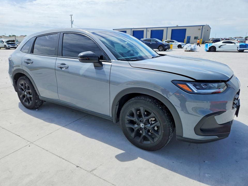 2025 Honda Hr-v VIN 3CZRZ1H56SM725633 COPART salvage auction — HAIL, TX - CERTIFICATE OF TITLE, sold $12,000 on 2026-07-28 (photo 4)