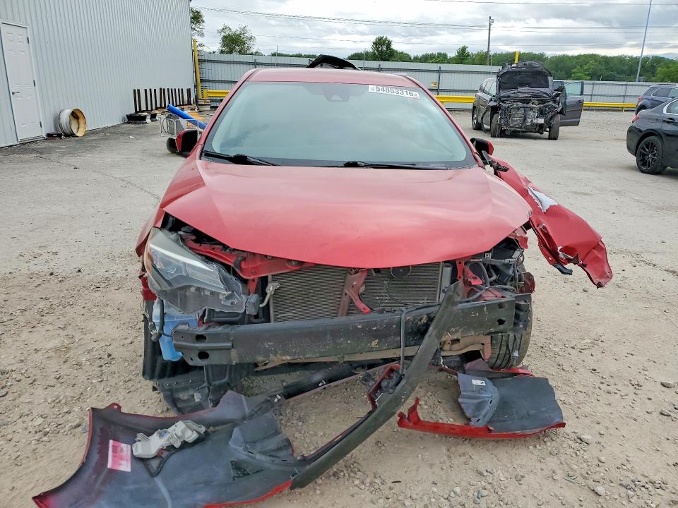 2017 Toyota VIN 5YFBURHE9HP705382 COPART salvage auction — FRONT END, Ia - Cert Of Title-Salvage Title, sold $3,200 on 2026-07-17 (photo 5)