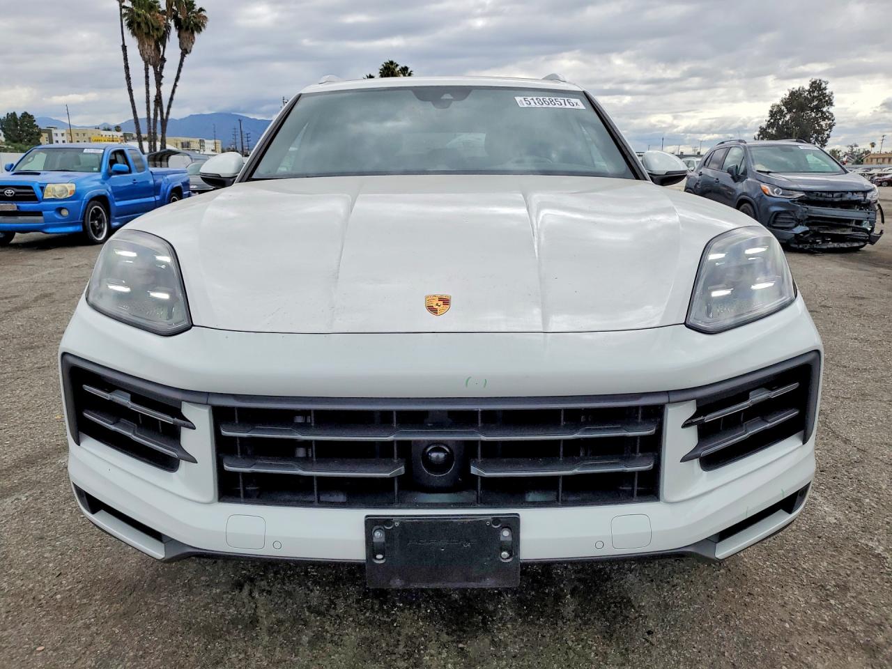 2024 Porsche Cayenne VIN WP1AA2AY3RDA02573 COPART salvage auction — Rear End, CA - SALVAGE CERTIFICATE, sold $45,500 on 2026-08-11 (photo 5)