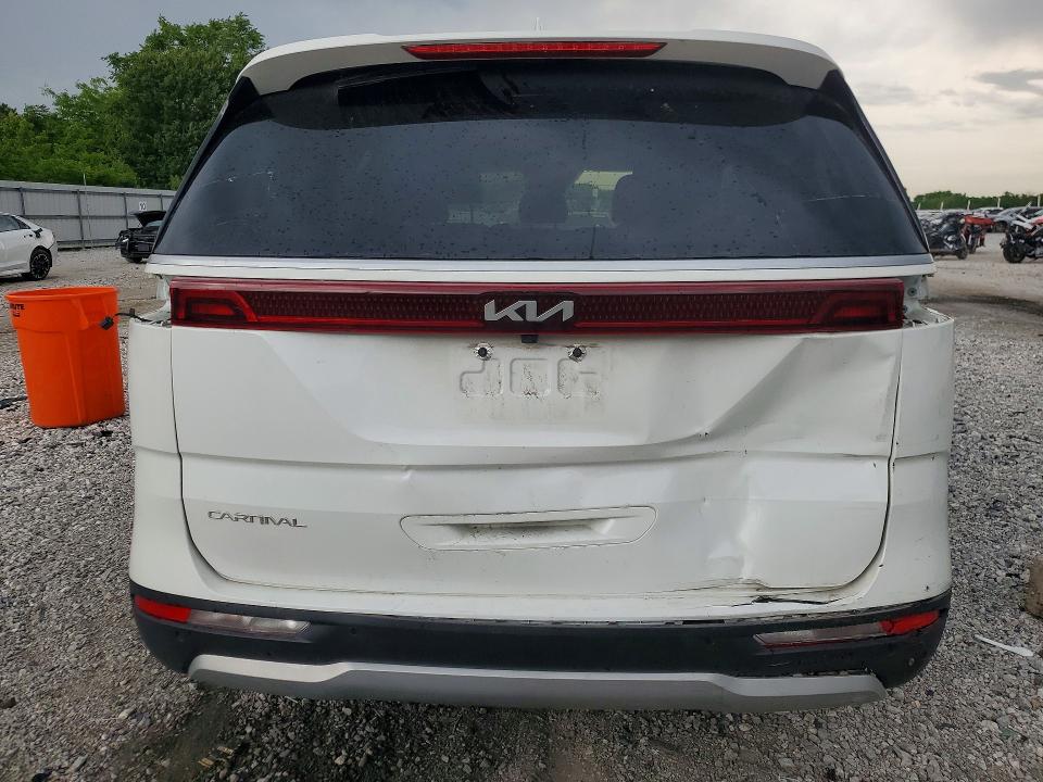 2024 Kia Carnival VIN KNDNC5H30R6450735 COPART salvage auction — REAR END, Ar - Cert Of Title-Salvage, sold $5,600 on 2026-07-27 (photo 6)