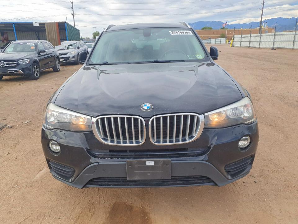 2016 BMW X3 VIN 5UXWX9C50G0D94838 COPART salvage auction — UNDERCARRIAGE, Ny - Dis/Dlr/Exp Clean Title, sold $2,300 on 2026-07-11 (photo 5)