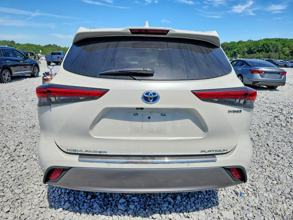 2021 Toyota Highlander VIN 5TDFARAH6MS004699 COPART salvage auction — FRONT END, GA - CERT OF TITLE-SALVAGE, sold $17,300 on 2026-07-09 (photo 6)