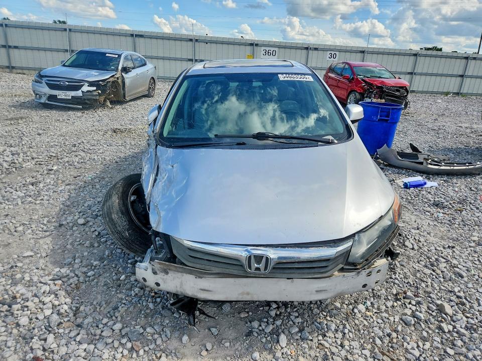 2012 Honda Civic VIN 19XFB2F99CE016540 COPART salvage auction — FRONT END, Al - Cert Of Title-Salvage Title, sold $275 on 2026-07-02 (photo 5)