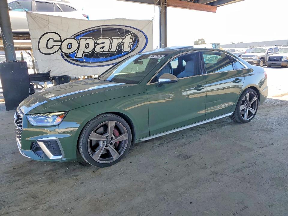 2024 Audi Rs4 VIN WAUB4AF40RA040211 COPART salvage auction — FRONT END, Ca - Salvage Certificate, sold $6,800 on 2026-07-21 (photo 1)