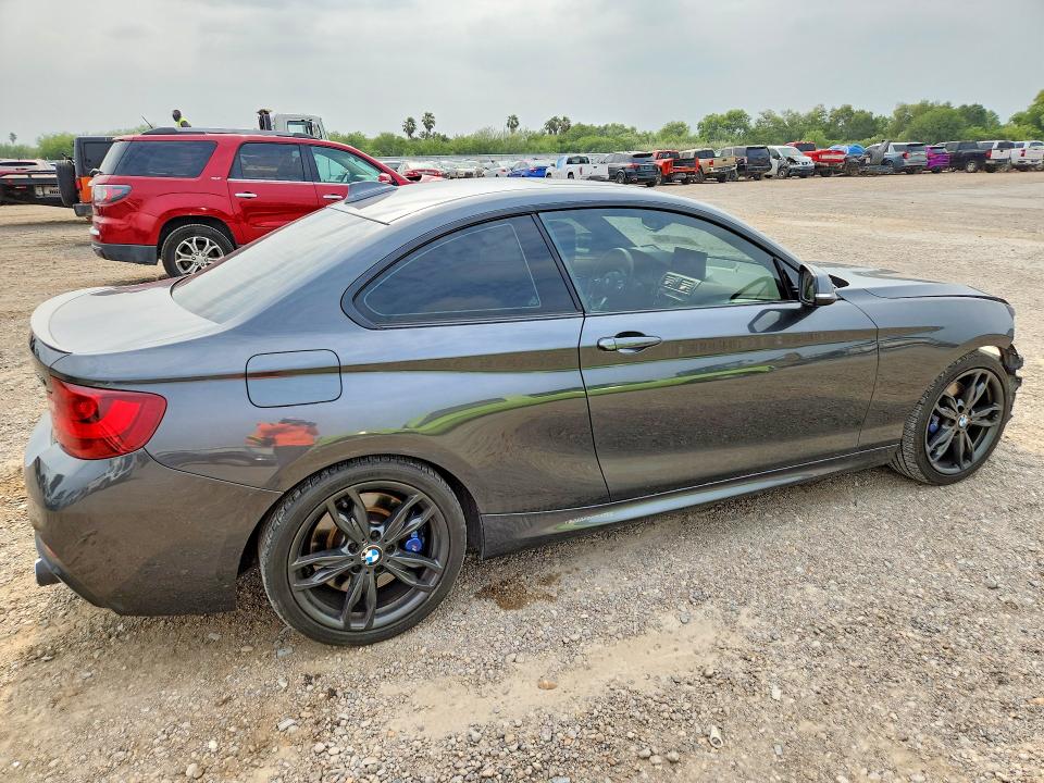 2016 BMW M2 VIN WBA1J7C53GV359807 COPART salvage auction — FRONT END, Tx - Salvage Vehicle Title, sold $7,300 on 2026-07-22 (photo 3)