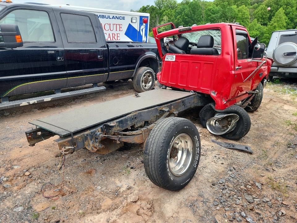 1996 Ford F350 VIN 2FDKF37F0TCA62140 COPART salvage auction — ALL OVER, Pa - Certificate Of Salvage, sold $125 on 2026-07-08 (photo 3)
