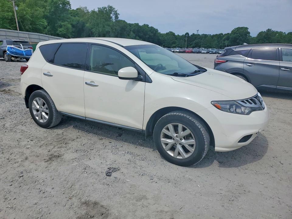 2014 Nissan Murano VIN JN8AZ1MU3EW419496 COPART salvage auction — FRONT END, Nc - Salvage Certificate Of Title, sold $825 on 2026-07-15 (photo 4)