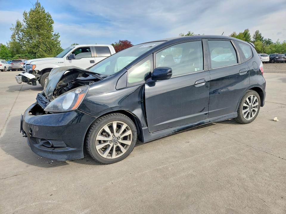 2013 Honda Fit VIN JHMGE8H59DC026761 COPART salvage auction — FRONT END, Or - Salvage Title Certificate, sold $1,750 on 2026-07-13 (photo 1)