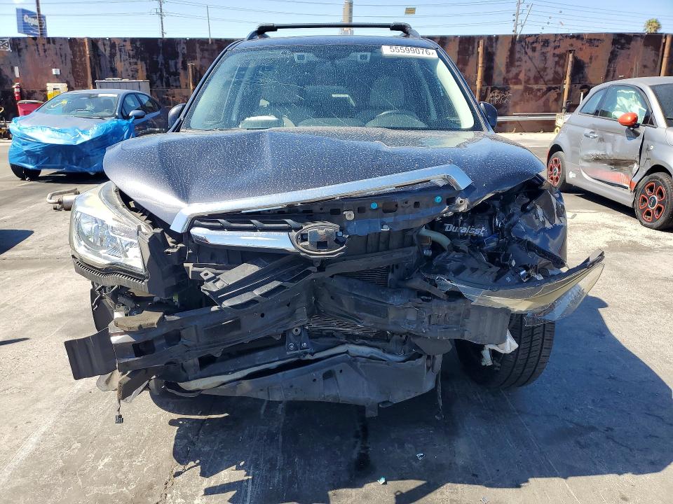 2017 Subaru Forester VIN JF2SJAGC6HH454540 COPART salvage auction — FRONT END, Ca - Salvage Certificate, sold $825 on 2026-07-31 (photo 5)