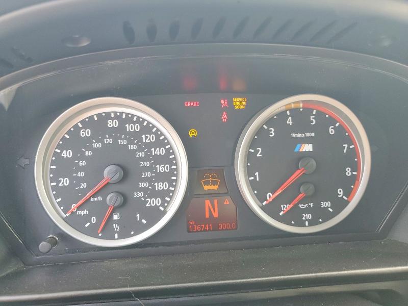 2006 BMW M5 VIN WBSNB93586B583726 COPART salvage auction — MINOR DENT/SCRATCHES, CA - DIS/DLR/EXP ONLY CLEAN TITLE (P), sold $4,400 on 2026-07-24 (photo 9)