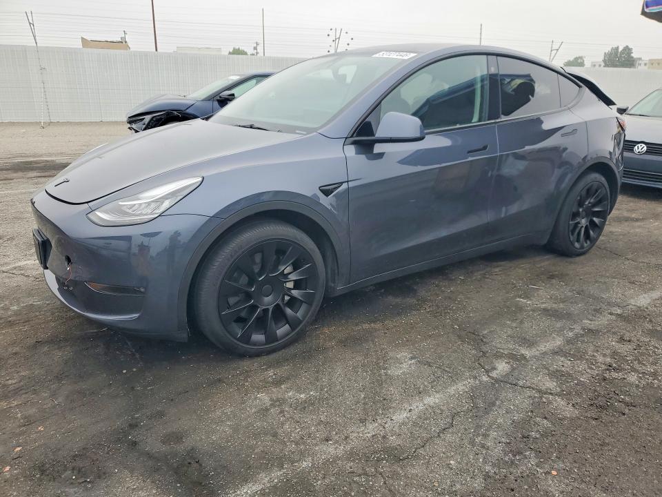 2023 Tesla Model y VIN 7SAYGDEE9PA113967 COPART salvage auction — REAR END, Ca - Salvage Certificate, sold $7,500 on 2026-07-17 (photo 1)