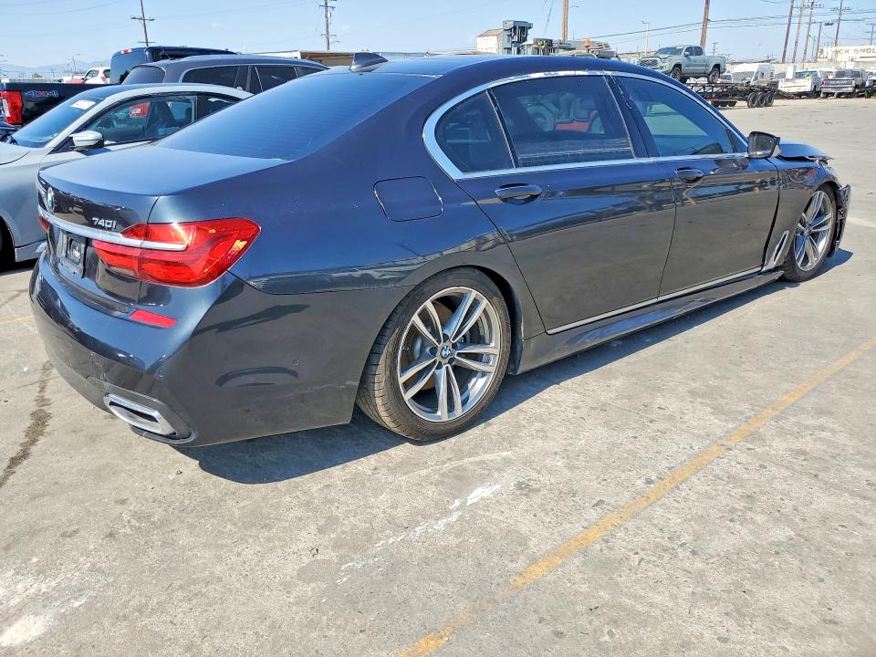 2019 BMW 7 series VIN WBA7E4C51KGV28667 COPART salvage auction — FRONT END, Ca - Salvage Certificate, sold $8,000 on 2026-07-16 (photo 3)