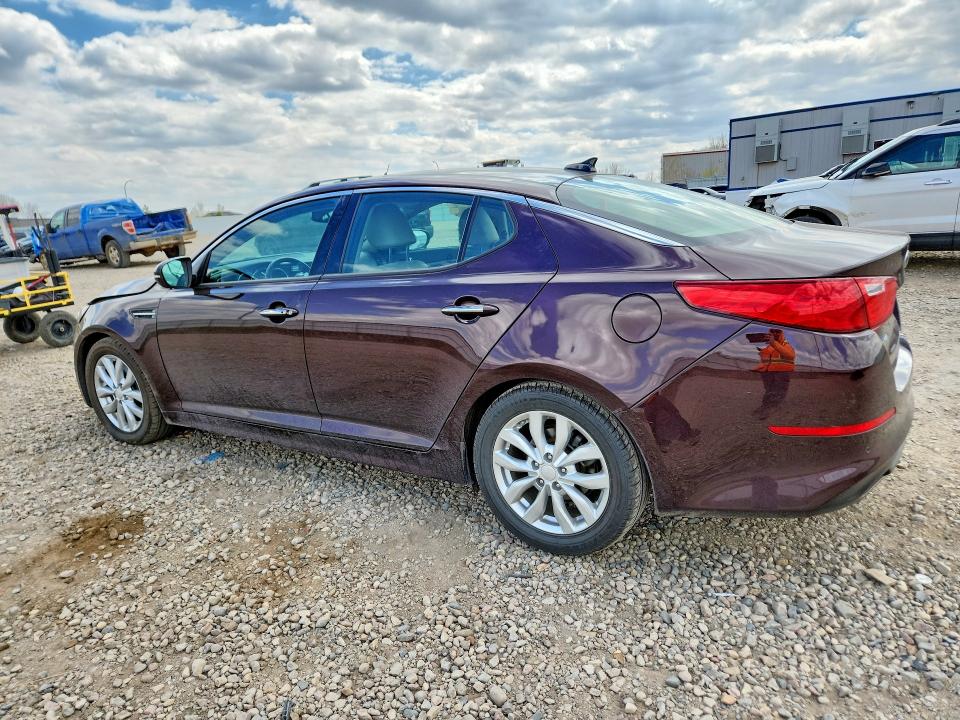 2014 Kia Optima VIN 5XXGN4A71EG274820 COPART salvage auction — FRONT END, Mn - Cert Of Title-Salvage, sold $3,500 on 2026-07-20 (photo 2)