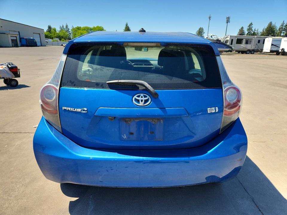 2014 Toyota Prius VIN JTDKDTB35E1066390 COPART salvage auction — FRONT END, Or - Salvage Title Certificate, sold $425 on 2026-07-20 (photo 6)