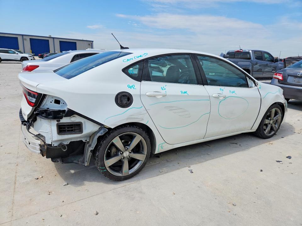 2015 Dodge Dart VIN 1C3CDFEB5FD205706 COPART salvage auction — REAR END, Tx - Salvage Vehicle Title, sold $950 on 2026-07-03 (photo 3)