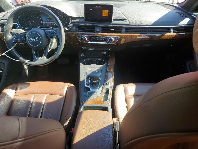 2019 Audi A4 VIN WAUDNAF4XKN019144 COPART salvage auction — FRONT END, Pa - Certificate Of Salvage, sold $4,200 on 2026-07-02 (photo 8)