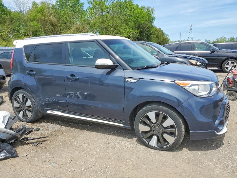 2014 Kia Soul VIN KNDJX3A57E7091293 COPART salvage auction — FRONT END, On - Permit Salvage, sold $1,300 on 2026-07-16 (photo 4)