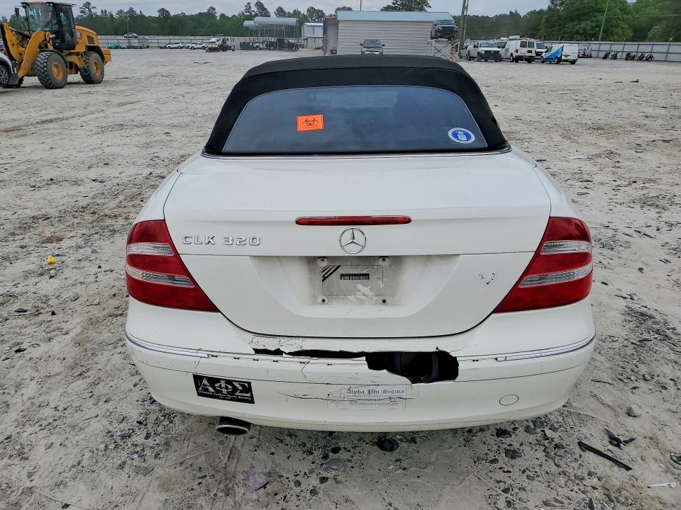2004 Mercedes-benz Clk-klasse VIN WDBTK65G04T013964 COPART salvage auction — FRONT END, Ga - Cert Of Title-Rebuilt Salvage, sold $350 on 2026-07-20 (photo 6)