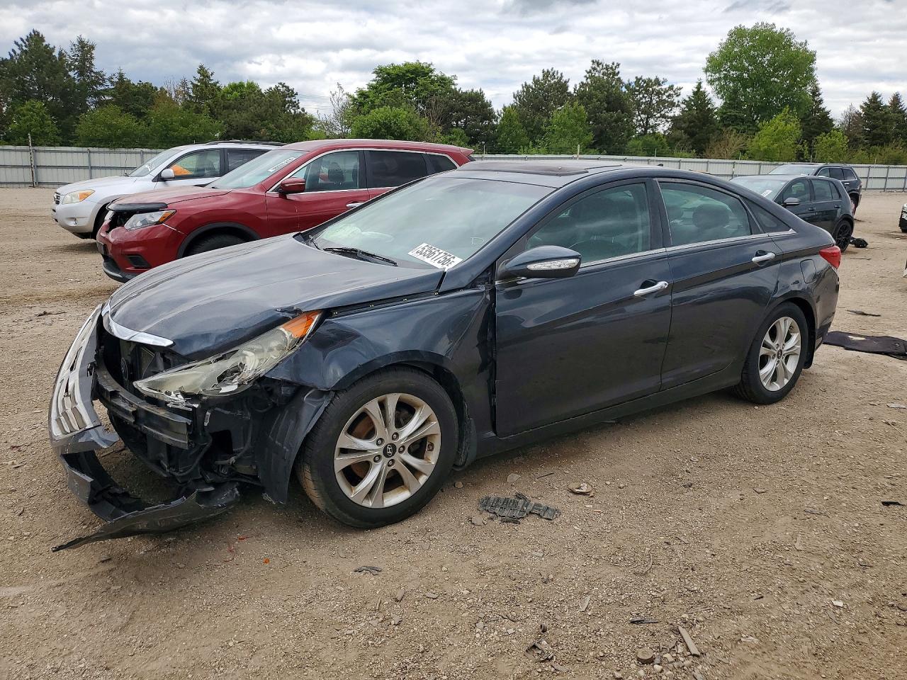 2011 Hyundai Sonata VIN 5NPEC4AC0BH110274 COPART salvage auction — Front End, IL - SALVAGE CERTIFICATE, sold $350 on 2026-07-02 (photo 1)