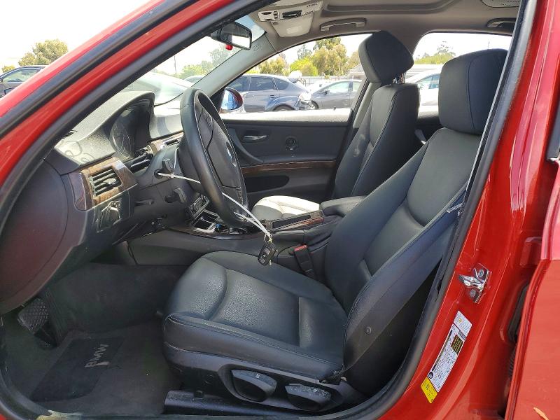 2008 BMW 3 series VIN WBAVC53568F009373 COPART salvage auction — BURN, CA - SALVAGE CERTIFICATE, sold $600 on 2026-07-27 (photo 7)