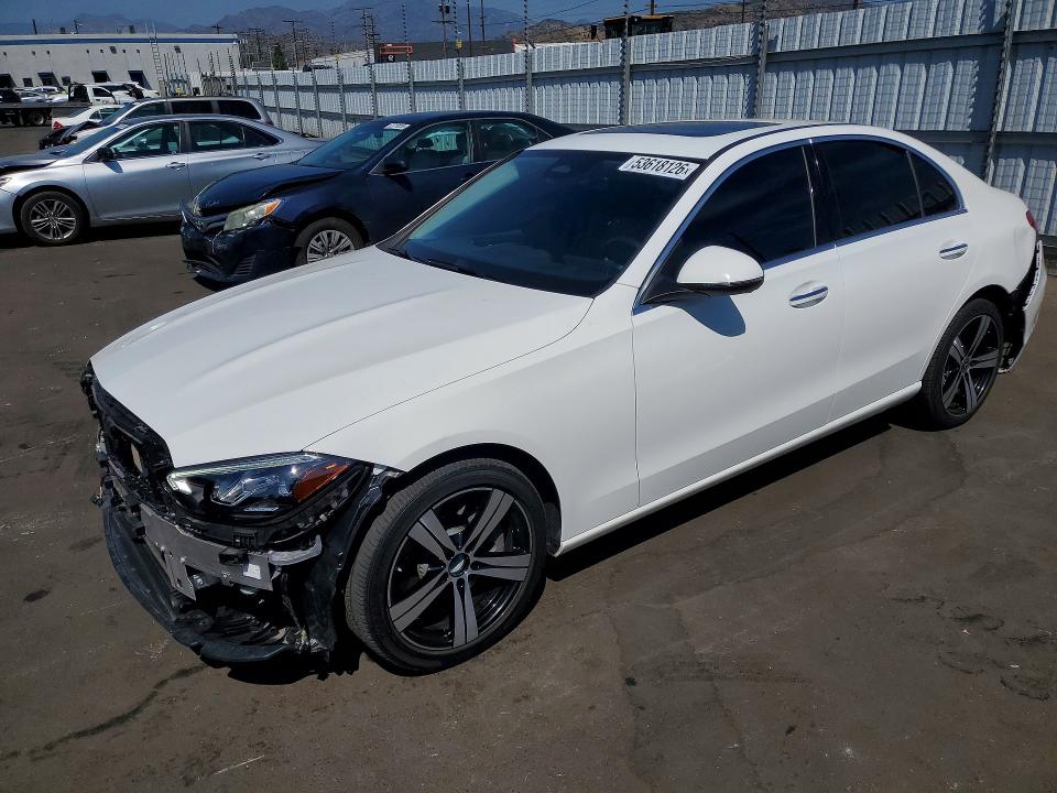 2025 Mercedes-benz VIN W1KAF4GB3SR259166 COPART salvage auction — FRONT END, Ca - Salvage Certificate, sold $21,800 on 2026-07-06 (photo 1)