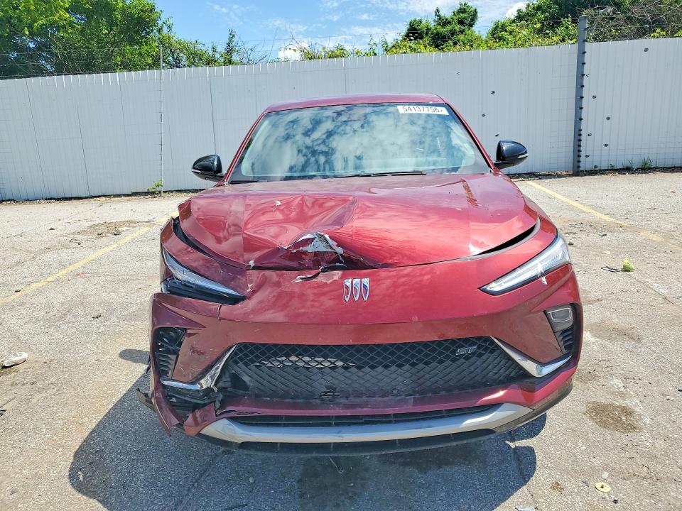 2024 Buick Envista VIN KL47LBE22RB219193 COPART salvage auction — FRONT END, Mo - Salvage Certificate Of Title, sold $7,100 on 2026-07-24 (photo 5)