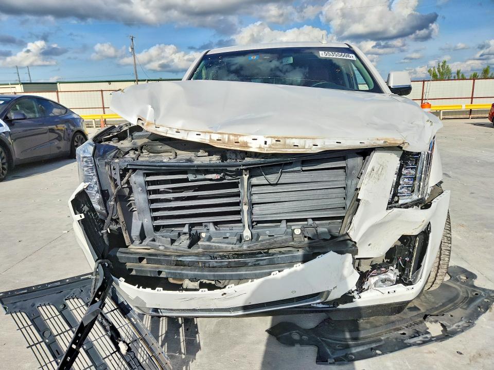 2016 Cadillac Escalade VIN 1GYS4BKJ0GR466817 COPART salvage auction — FRONT END, Tx - Salvage Vehicle Title, sold $6,500 on 2026-07-17 (photo 5)