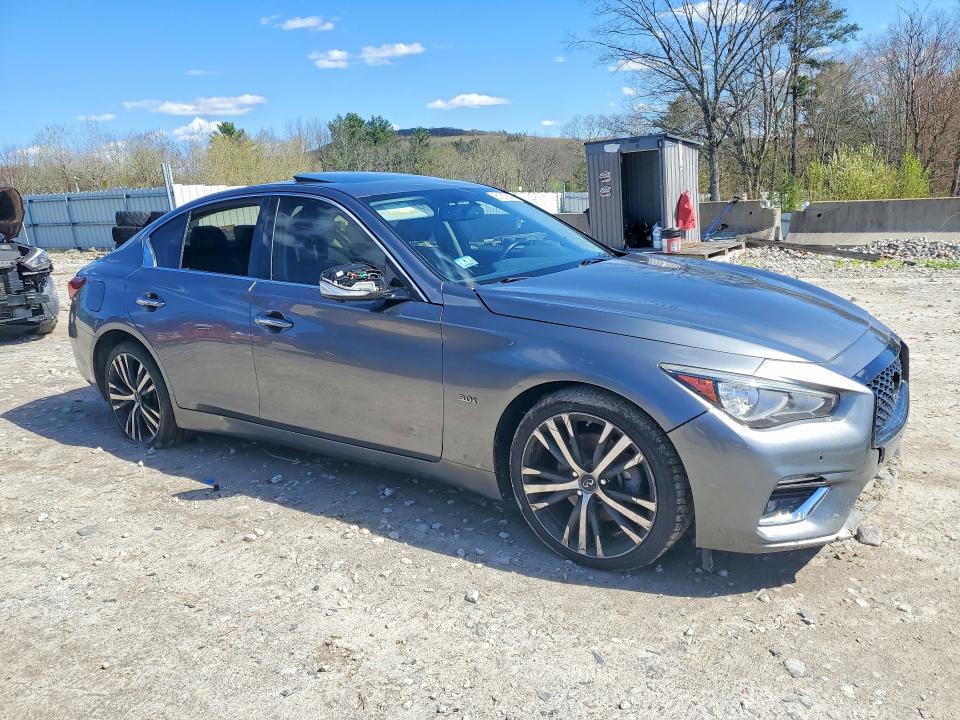 2018 Infiniti Q50 VIN JN1EV7AR4JM441219 COPART salvage auction — FRONT END, MA - CERT OF TITLE-SALVAGE, sold $2,000 on 2026-07-15 (photo 4)