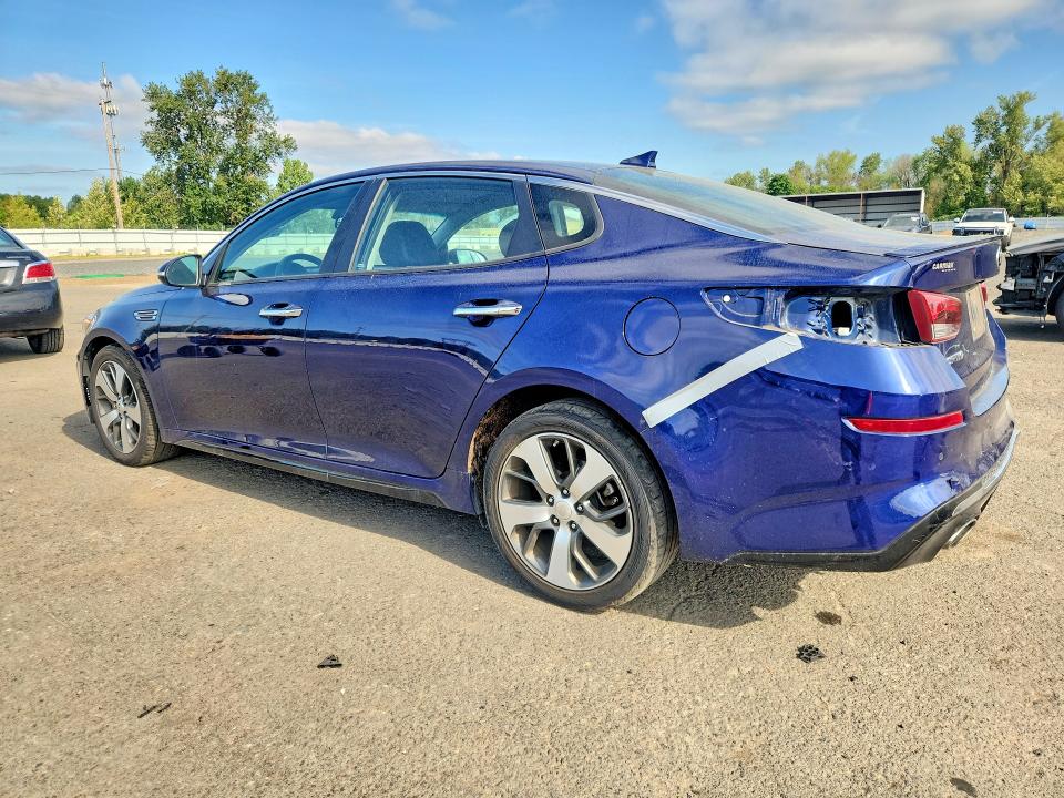 2019 Kia Optima VIN 5XXGT4L38KG322129 COPART salvage auction — REAR END, Or - Salvage Title Certificate, sold $2,700 on 2026-07-13 (photo 2)