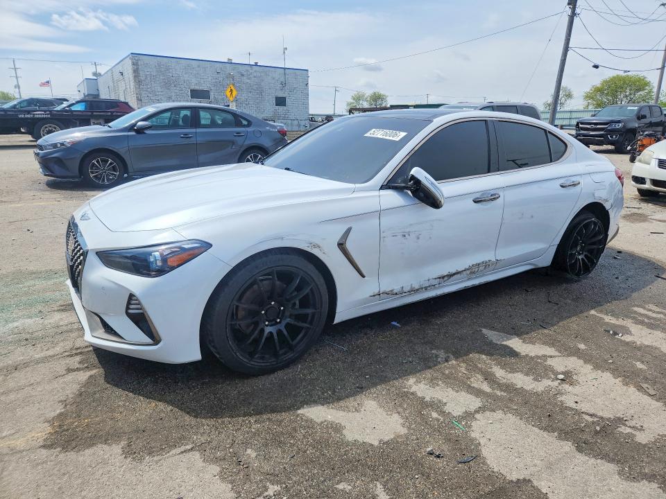 2019 Genesis VIN KMTG44LA5KU016965 COPART salvage auction — FRONT END, Il - Salvage Certificate, sold $3,500 on 2026-07-03 (photo 1)