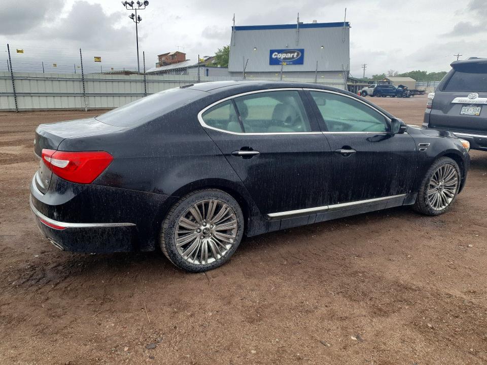 2015 Kia Cadenza VIN KNALN4D73F5183061 COPART salvage auction — HAIL, Co - Certificate Of Title, sold $2,500 on 2026-07-13 (photo 3)
