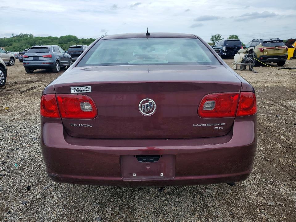 2007 Buick Lucerne VIN 1G4HP57227U187517 COPART salvage auction — REAR END, Il - Salvage Certificate, sold $925 on 2026-07-24 (photo 6)