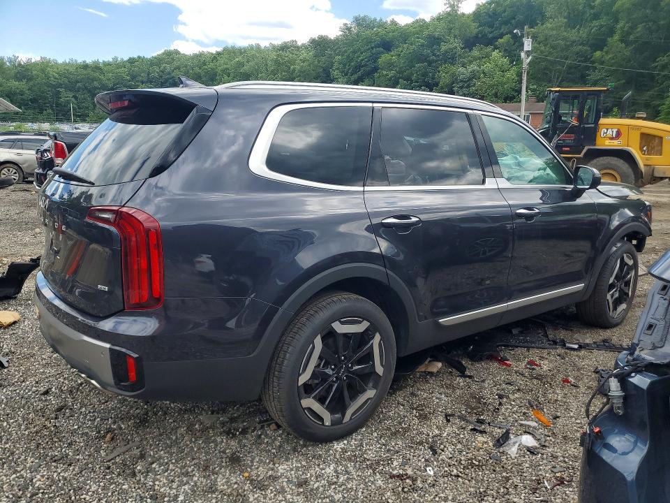 2025 Kia Telluride VIN 5XYP6DGC1SG677835 COPART salvage auction — FRONT END, Fl - Certificate Of Destruction, sold $11,400 on 2026-07-11 (photo 3)