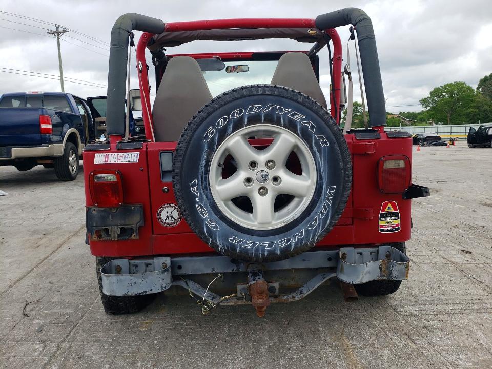 1992 Jeep Wrangler / VIN 2J4FY19P2NJ506640 COPART salvage auction — MINOR DENT/SCRATCHES, Tn - Certificate Of Title, sold $725 on 2026-07-06 (photo 6)