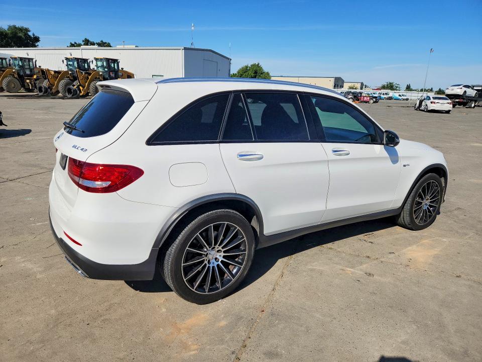 2017 Mercedes-benz Glc VIN WDC0G6EB1HF254439 COPART salvage auction — FRONT END, Ca - Salvage Certificate, sold $8,500 on 2026-07-13 (photo 3)