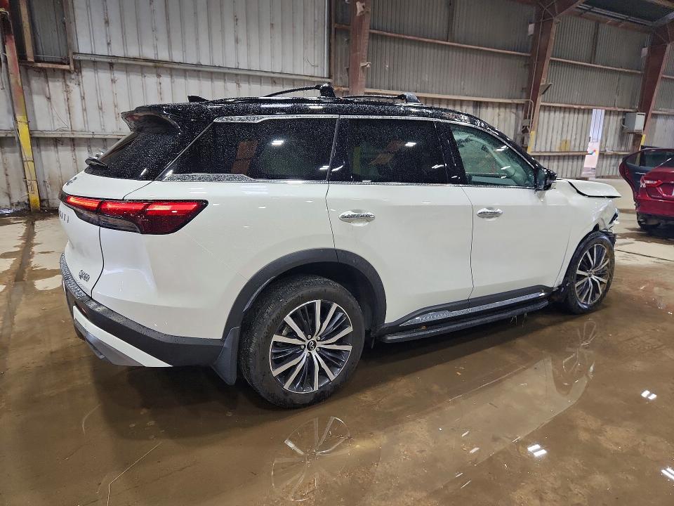 2025 Infiniti Qx60 VIN 5N1AL1HU0SC352503 COPART salvage auction — FRONT END, La - Cert Of Title-Salvage, sold $12,300 on 2026-07-17 (photo 3)