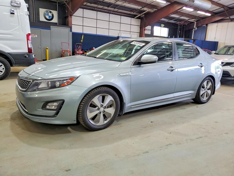 2015 Kia Optima hybrid VIN KNAGN4AD7F5090863 COPART salvage auction — MINOR DENT/SCRATCHES, Vt - Certificate Of Title, sold $2,000 on 2026-07-09 (photo 1)