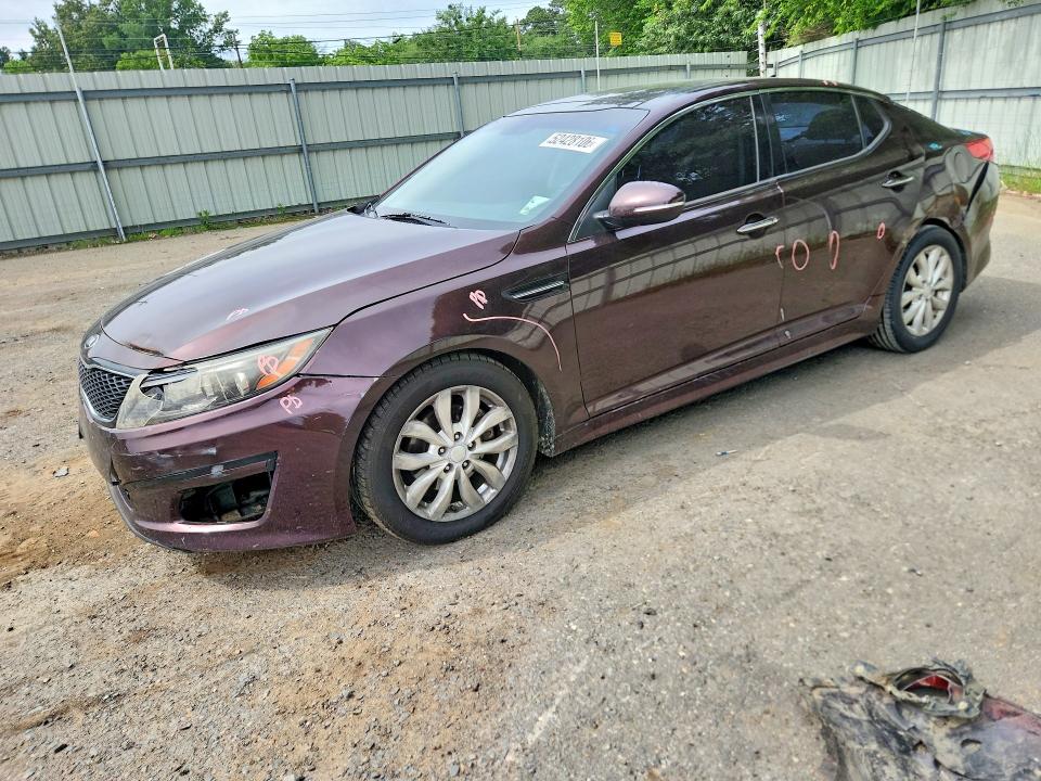 2015 Kia VIN 5XXGN4A78FG493193 COPART salvage auction — REAR END, Ar - Cert Of Title-Salvage, sold $15 on 2026-07-02 (photo 1)