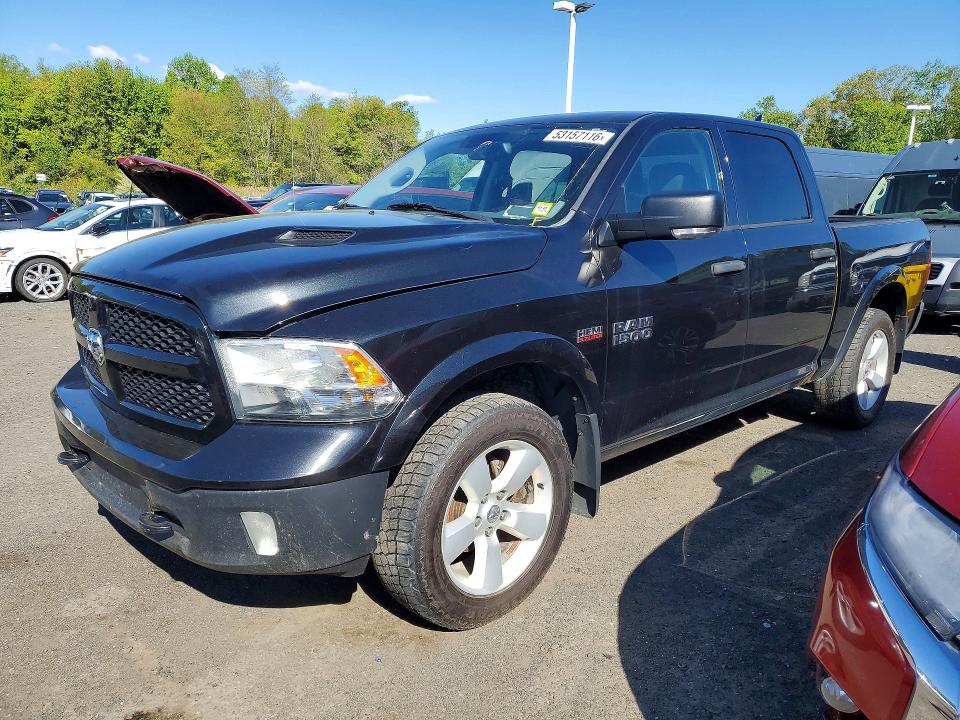 2015 Ram 1500 VIN 1C6RR7LT7FS626919 COPART salvage auction — MECHANICAL, NY - CERTIFICATE OF TITLE, sold $4,550 on 2026-08-07 (photo 1)