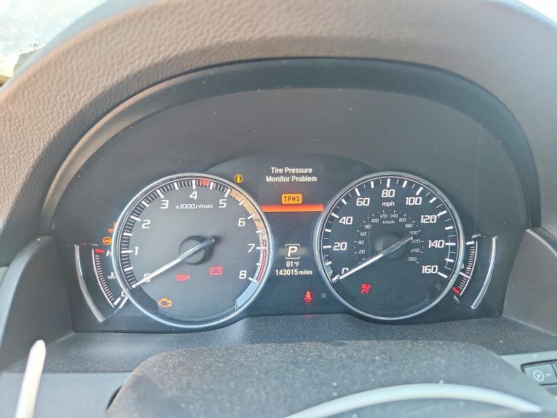 2014 Acura RLX VIN JH4KC1F57EC007329 COPART salvage auction — REAR END, Sc - Cert Of Title-Salvage, sold $2,650 on 2026-07-13 (photo 9)