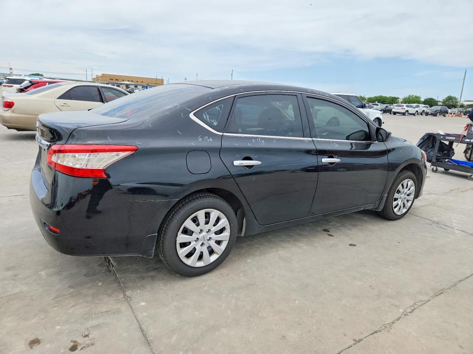 2015 Nissan VIN 3N1AB7AP5FY320841 COPART salvage auction — HAIL, Tx - Cert Of Title-Rebuilt Salvage, sold $1,300 on 2026-07-02 (photo 3)