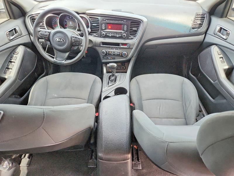 2015 Kia Optima VIN KNAGM4A72F5633890 COPART salvage auction — FRONT END, FL - CERT OF TITLE SLVG REBUILDABLE, sold $650 on 2026-07-27 (photo 8)