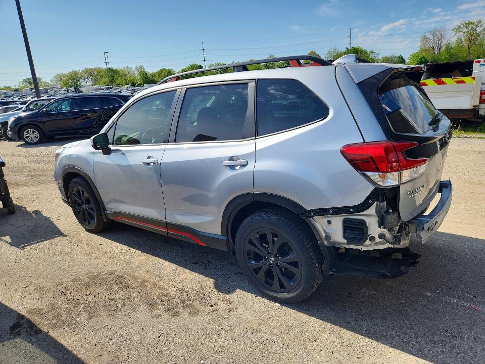 2021 Subaru Forester VIN JF2SKARC6MH593099 COPART salvage auction — REAR END, In - Cert Of Title-Salvage Title, sold $7,300 on 2026-07-20 (photo 2)