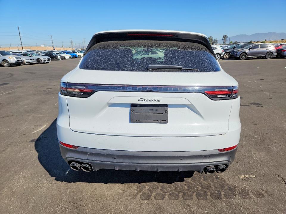 2022 Porsche Cayenne VIN WP1AA2AYXNDA01494 COPART salvage auction — Front End, CA - SALVAGE CERTIFICATE, sold $9,500 on 2026-06-22 (photo 6)