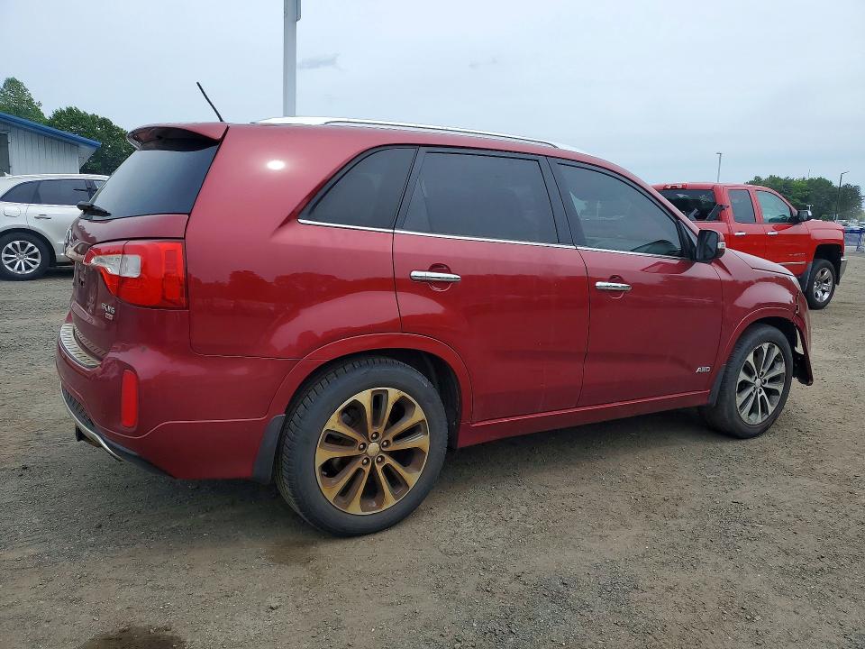2014 Kia Sorento VIN 5XYKWDA70EG489947 COPART salvage auction — FRONT END, Ct - Certificate Of Title, sold $2,850 on 2026-07-23 (photo 3)