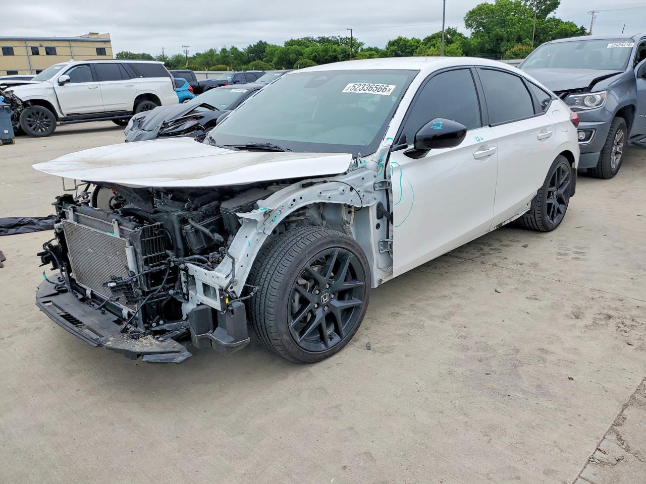 2025 Honda Civic VIN 19XFL2H87SE035636 COPART salvage auction — Front End, Sv - Salvage Title, sold $10,000 on 2026-07-09 (photo 1)